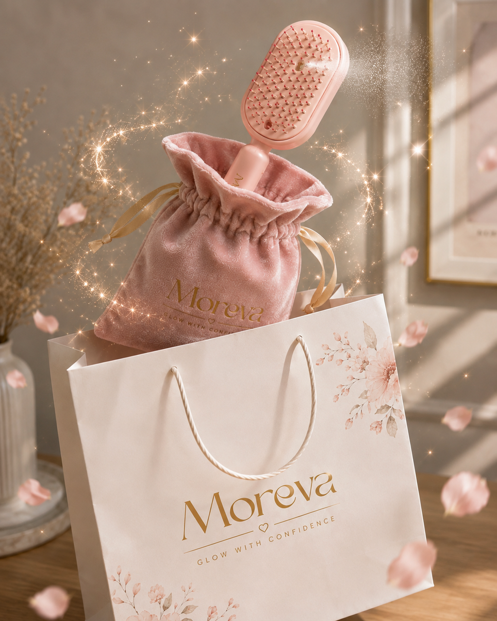 Moreva 3 in 1 Smart Hair Brush